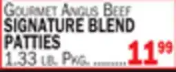 Bravo Supermarkets GOURMET ANGUS BEEF SIGNATURE BLEND PATTIES offer