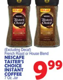 Bravo Supermarkets NESCAFE TASTER'S CHOICE INSTANT COFFEE offer