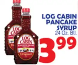 Bravo Supermarkets LOG CABIN PANCAKE SYRUP offer