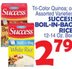 Bravo Supermarkets SUCCESS BOIL-IN-BAG RICE offer