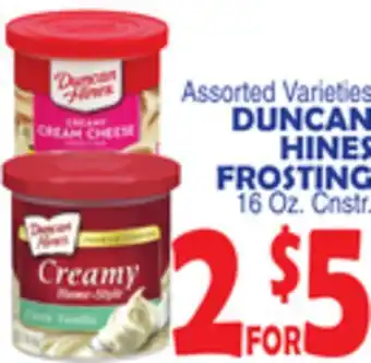 Bravo Supermarkets DUNCAN HINES FROSTING offer