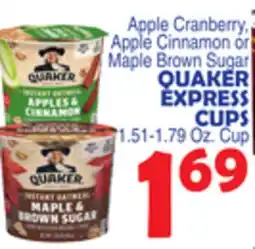 Bravo Supermarkets QUAKER EXPRESS CUPS offer