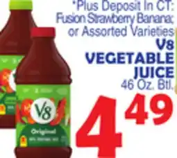 Bravo Supermarkets V8 VEGETABLE JUICE offer
