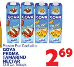 Bravo Supermarkets GOYA PRISMA TAMARIND NECTAR offer