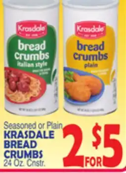 Bravo Supermarkets KRASDALE BREAD CRUMBS offer
