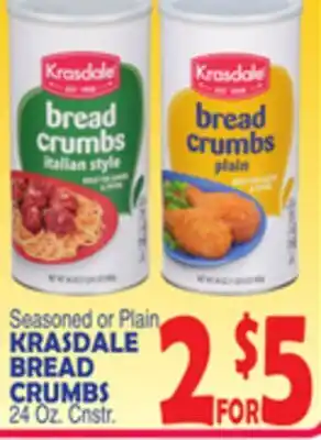 Bravo Supermarkets KRASDALE BREAD CRUMBS offer