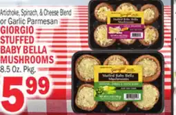 Bravo Supermarkets GIORGIO STUFFED BABY BELLA MUSHROOMS offer