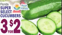 Bravo Supermarkets SUPER SELECT CUCUMBERS offer