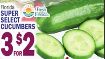 Bravo Supermarkets SUPER SELECT CUCUMBERS offer