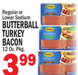 Bravo Supermarkets BUTTERBALL TURKEY BACON offer