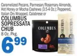 Bravo Supermarkets COLUMBUS SOPRESSATA CHUB 8 Oz. Pkg offer