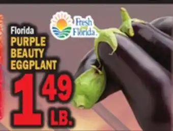 Bravo Supermarkets FRESH FROM FLORIDA PURPLE BEAUTY EGGPLANT offer