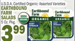 Bravo Supermarkets EARTHBOUND FARM SALADS offer