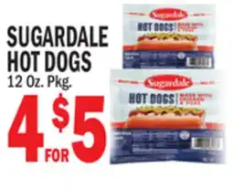 Bravo Supermarkets SUGARDALE HOT DOGS offer