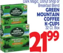 Bravo Supermarkets GREEN MOUNTAIN COFFEE K-CUPS offer