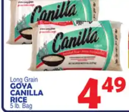 Bravo Supermarkets GOYA CANILLA RICE offer
