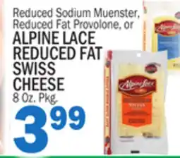 Bravo Supermarkets ALPINE LACE REDUCED FAT SWISS CHEESE offer