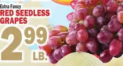 Bravo Supermarkets RED SEEDLESS GRAPES offer