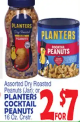 Bravo Supermarkets PLANTERS COCKTAIL PEANUTS offer