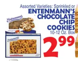 Bravo Supermarkets ENTENMANN'S CHOCOLATE CHIP COOKIES offer