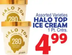 Bravo Supermarkets HALO TOP ICE CREAM offer