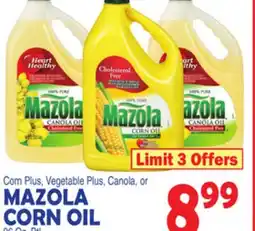 Bravo Supermarkets MAZOLA CORN OIL offer