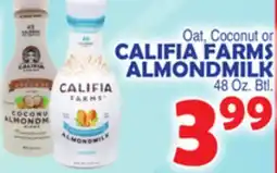 Bravo Supermarkets CALIFIA FARMS ALMONDMILK offer