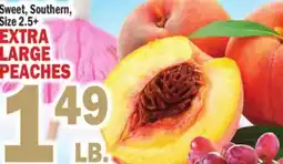 Bravo Supermarkets EXTRA LARGE PEACHES offer