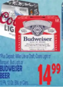 Bravo Supermarkets BUDWEISER BEER offer
