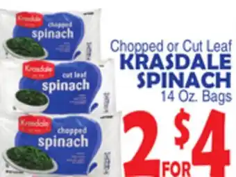 Bravo Supermarkets KRASDALE SPINACH offer