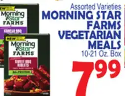 Bravo Supermarkets MORNING STAR FARMS VEGETARIAN MEALS offer