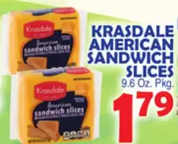 Bravo Supermarkets KRASDALE AMERICAN SANDWICH SLICES offer