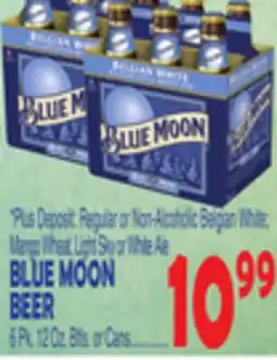 Bravo Supermarkets BLUE MOON BEER offer