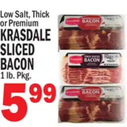 Bravo Supermarkets KRASDALE SLICED BACON offer