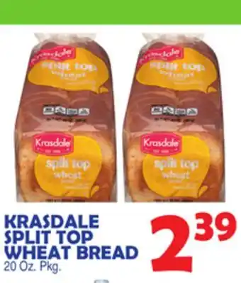 Bravo Supermarkets KRASDALE SPLIT TOP WHEAT BREAD offer