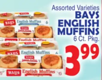 Bravo Supermarkets BAYS ENGLISH MUFFINS offer