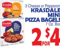Bravo Supermarkets KRASDALE MINI PIZZA BAGELS offer