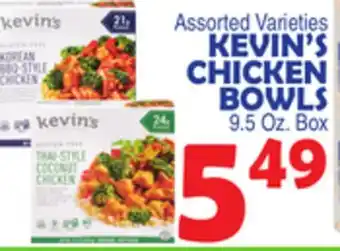 Bravo Supermarkets KEVIN'S CHICKEN BOWLS offer