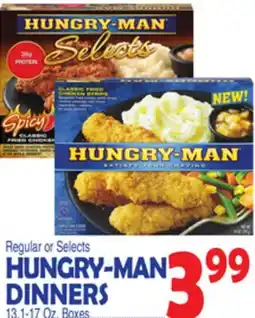 Bravo Supermarkets HUNGRY-MAN DINNERS offer