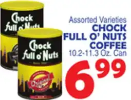 Bravo Supermarkets CHOCK FULL O'NUTS COFFEE offer