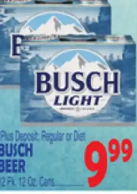 Bravo Supermarkets BUSCH BEER offer