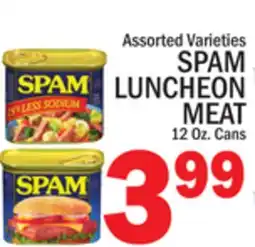 C Town SPAM LUNCHEON MEAT offer