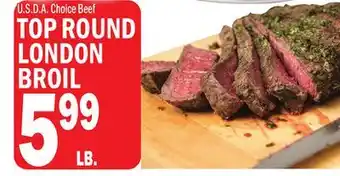 C Town TOP ROUND LONDON BROIL offer