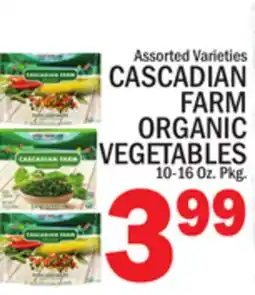 C Town CASCADIAN FARM ORGANIC VEGETABLES offer
