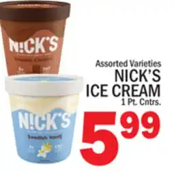 C Town NICK'S ICE CREAM offer