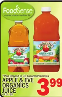 C Town APPLE & EVE ORGANICS JUICE offer