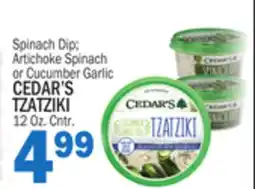 C Town CEDAR'S TZATZIKI offer