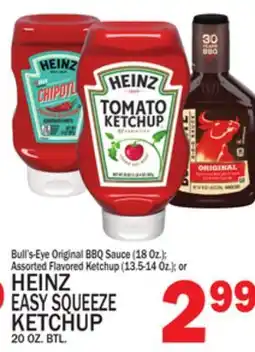 C Town HEINZ EASY SQUEEZE KETCHUP 20 OZ. BTL offer