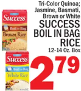 C Town SUCCESS BOIL IN BAG RICE offer