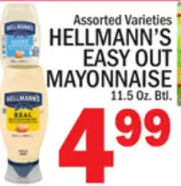 C Town HELLMANN'S EASY OUT MAYONNAISE offer